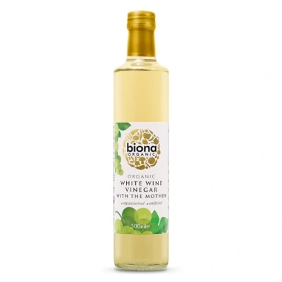 Image of Biona Organic White Wine Vinegar 500 ml (Pack of 6)