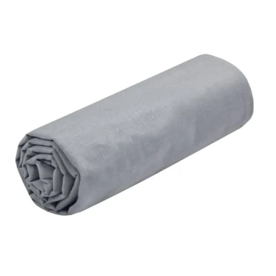 Image of STOF Fitted sheet Size 160 x 200 cm Large 30 100% Oeko Tex certified cotton Mouse colour Eden model Bed linen for home Soft and comfortable a cosy nest
