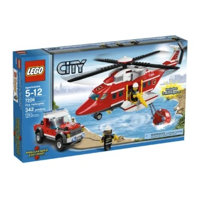 Image of LEGO City Fire Helicopter (7206)