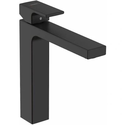 Image of hansgrohe Vernis Shape Basin Mixer Tap 190 without waste set, matt black, 71591670
