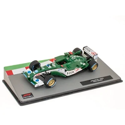 Image of OPO 10 Formula 1 1/43 miniature car compatible with JAGUAR R4 Mark Webber 2003 FD106