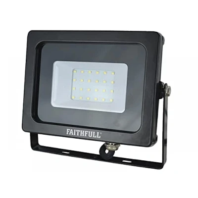 Image of Faithfull Power Plus SMD LED Wall Mounted Floodlight 20W 1600 Lumens 240V