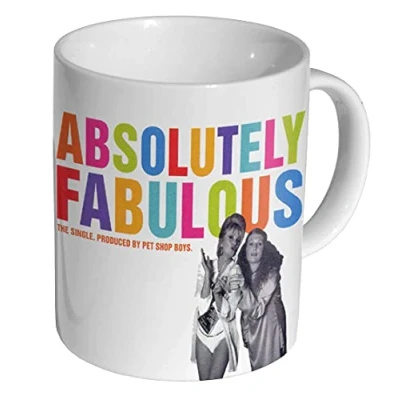 Image of Absolutely Fabulous AbFab Advertising Ceramic Coffee Mug / Cup