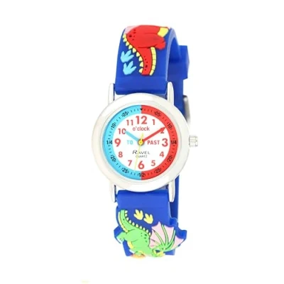Image of Ravel Children&#039;s Blue Dragons Time Teacher Watch