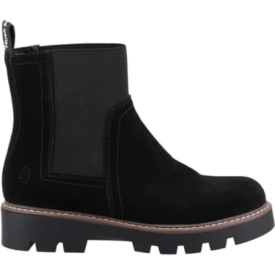 Image of Hush Puppies Women&#039;s Adeline Ankle Boots, Black, 4 UK