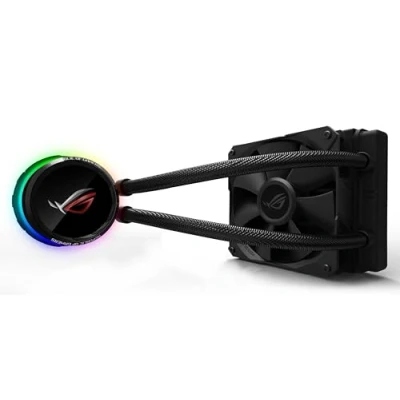 Image of Asus ROG Ryuo 120 CPU Cooler with OLED Display and Aura Sync Black