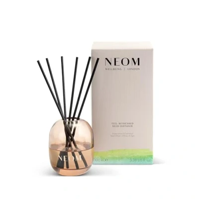 Image of NEOM Reed Diffuser 100ml, Feel Refreshed Sicilian Lemon &amp; Basil