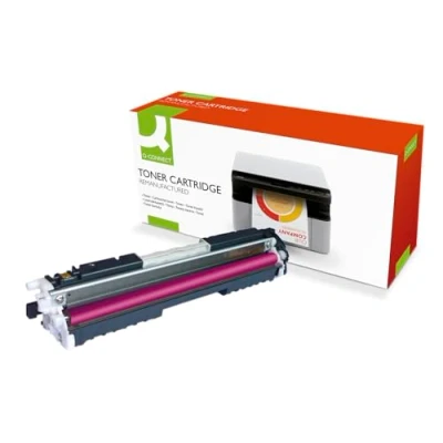 Image of Q Connect Compatible Solution 126A Magenta LaserJet Toner Cartridge CE313A