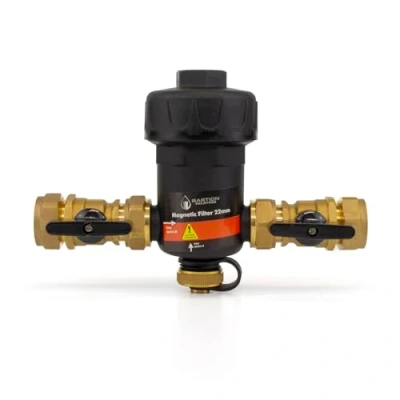 Image of Magnetic Filter 22mm Central Heating Water Underfloor Manifold System Protection Mag Sweeper High Efficiency Filtration for Systems