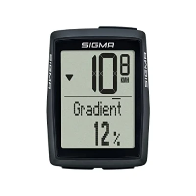 Image of SIGMA SPORT BC 14.0 WR Wired Bike Computer with Numerous Functions, for Mountain Tours, Easy to Use Large Buttons and a Clear Display