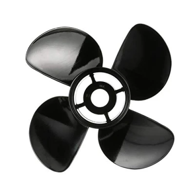 Image of Quicksilver Nemesis 4 Blade Aluminum Propeller, 14&quot; dia x 19&quot; pitch, Right Hand