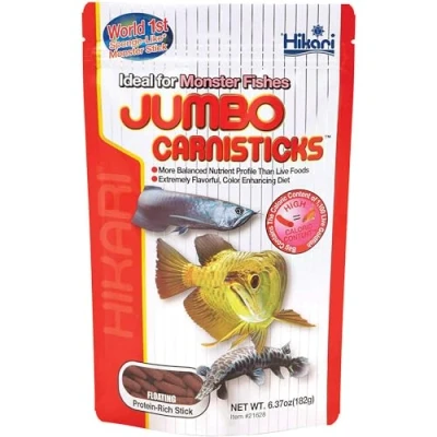 Image of Hikari Tropical Jumbo Carnisticks Fish Food, 6.37 oz (182g)