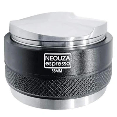 Image of NEOUZA 58mm Coffee Distributor &amp; Tamper 2 in 1,Dual Head Leveler Fits for E61 Group Machines Portafilter, Adjustable Depth Professional Espresso Hand Tampers
