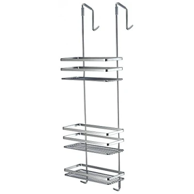 Image of Satina Chrome Hanging Shower Cubicle Tidy Swedish Made 79cm by Norwood