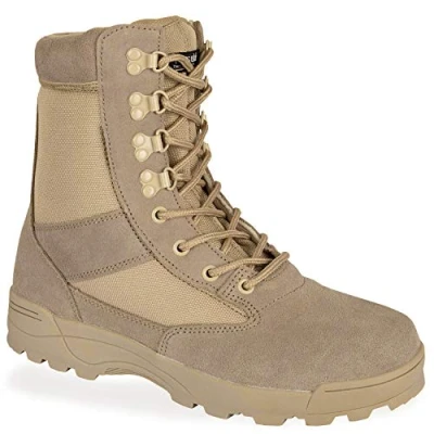 Image of bw online shop SWAT Security Tactical Boots Boot Zipper, Camel without zip., 7 UK