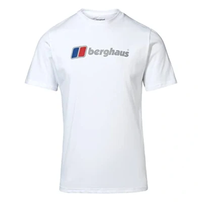 Image of Berghaus Men&#039;s Organic Big Classic Logo T Shirt, Black, XXL