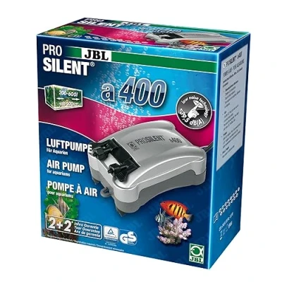 Image of JBL ProSilent air pump for freshwater and saltwater aquariums.