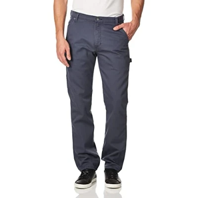 Image of Dickies Men&#039;s Tough Max Duck Carpenter Pant, Stonewashed Diesel Gray, 32W x 32L