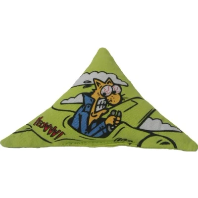 Image of Yeowww! Triangle Refills Catnip Toy, Green