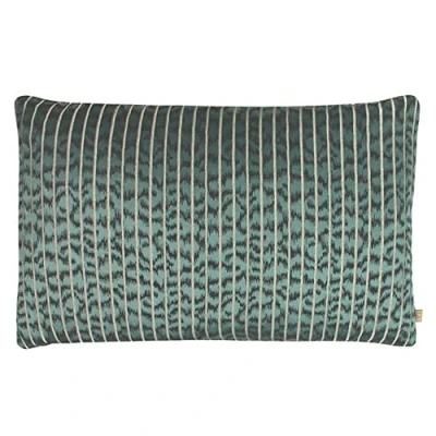 Image of Kai Wrap Caracal Striped Yarn Cushion Cover Green One Size
