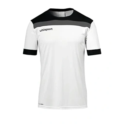 Image of Uhlsport Offense 23 Jersey Men&#039;s White/Black/Anthra, XX Large