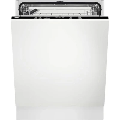 Image of AEG FSB42607Z Built In Dishwasher Full Size with AirDry Technology, Integrated Dishwasher, 13 Place Settings &amp; Cutlery Basket, Energy Efficient Tailored Cycles, 60cm, White