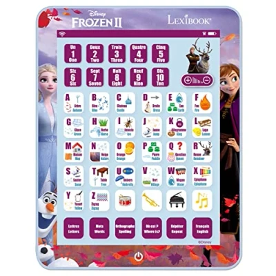 Image of LEXIBOOK Frozen Educational Bilingual Interactive Learning Tablet, English/Polish languages, JCPAD002FZi17