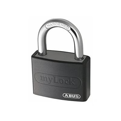 Image of ABUS 49944 My Lock Aluminium Padlock with 6401 Alike Keyed Black