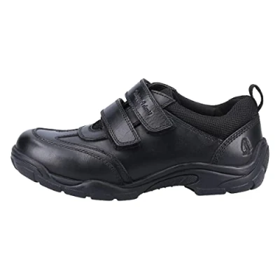 Image of Hush Puppies ALEC School Shoe Senior Uniform, Black, 3 UK
