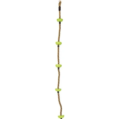 Image of small foot 10877 Climbing rope for playground, weatherproof material, with safety hook and treads, from 3 years on