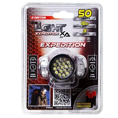 Image of DEKTON Expedition LED Head Light Torch Headlamp