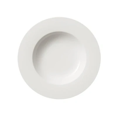 Image of Villeroy &amp; Boch Twist Soup Plate, 24 cm, Premium Porcelain, White
