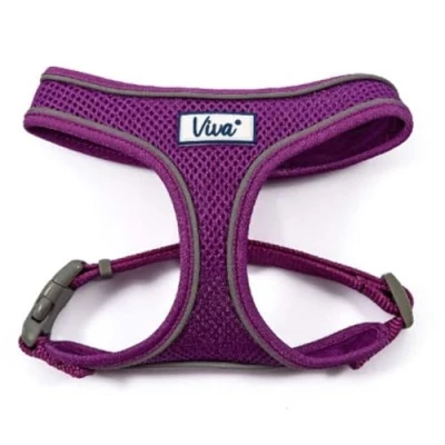 Image of Ancol Viva Mesh Comfort Harness Purple XS Extra Small ( To Fit Girth 28 40 cm )