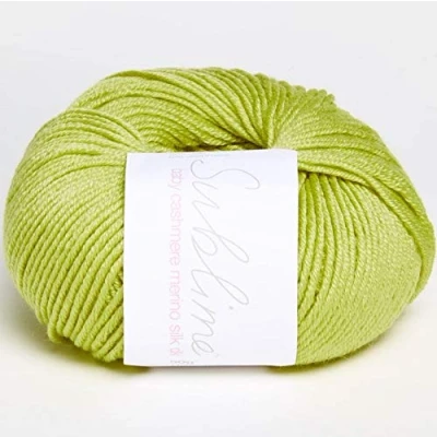 Image of Sublime Baby Cashmere Merino Silk DK 665 Fresh Lime