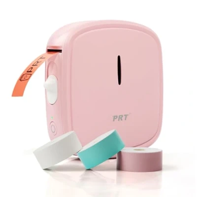 Image of PRT Qutie Bluetooth Labelling Device Self Adhesive USB Rechargeable Label Printer Portable Mini for Home, Office, Date iOS &amp; Android