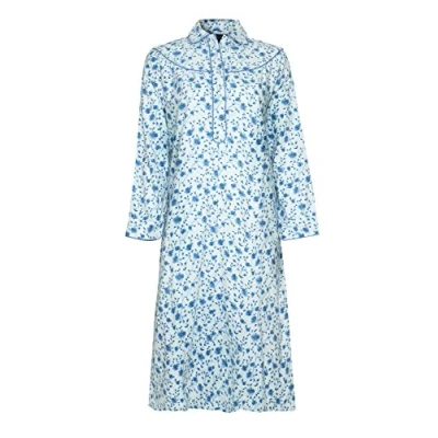 Image of Champion Blue Sea Womens Wyncette Cotton Nightdress 12 14