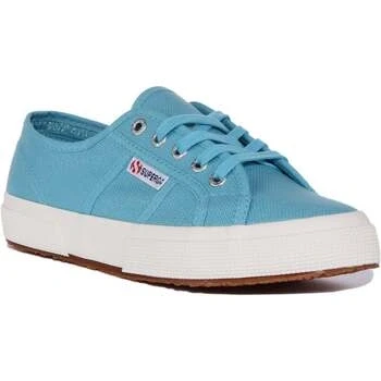 Image of Superga 2750 Cotu women&#039;s Trainers in Blue