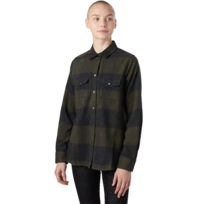 Image of Fjallraven Canada shirt W Long Sleeved T Deep Forest Dark Grey, XXS
