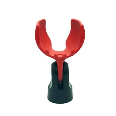 Image of Ammo Clip T1n1 Bullet Mic Holder for BlowsMeAway Productions Bulletini® and other similar Harmonica Microphones (Chili Red)