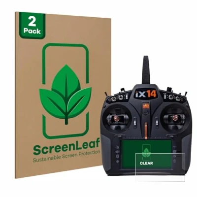 Image of ScreenLeaf (2 Pack screen Protector compatible with Spektrum iX14 [sustainable protection, clear, anti scratch]