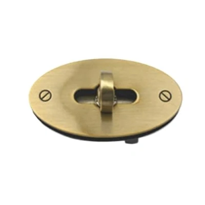 Image of 1pcs Metal Oval Shape Bag Turn Lock Twist Clasp Leather Craft Women Handbag Shoulder Purse DIY Hardware (Color : Bronze)