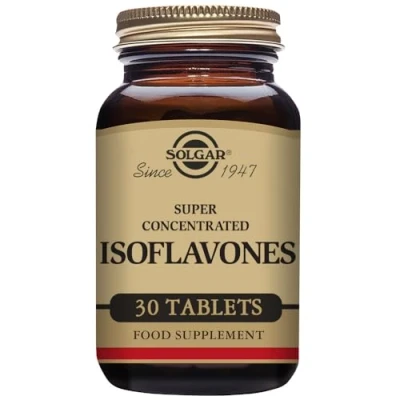 Image of Solgar Super Concentrated Isoflavones Tablets, Brown, 30 Count