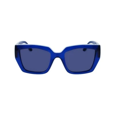 Image of Karl Lagerfeld KL6143S Sunglasses, 400 Blue, 6 1/2