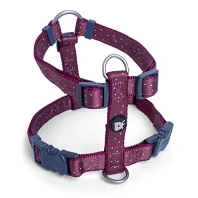 Image of Petface Ditsy Spot Dog Harness, Ox Blood, Large, L
