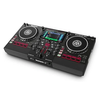 Image of Numark Mixstream Pro+ Standalone DJ Controller, Amazon Music Unlimited Streaming, Mixer, Touchscreen, WiFi, Speakers, Works with Serato and Virtual