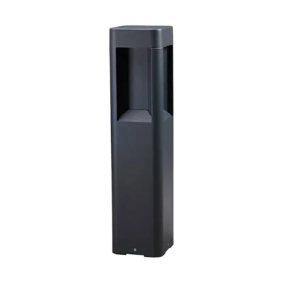 Image of Lucande Annika LED pedestal light in aluminium, 50 cm