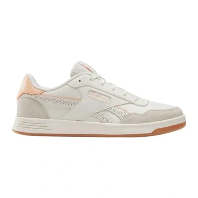 Image of Reebok Women&#039;s Court Advance Sneakers, Chalk Pinstu Utibro, 4.5 UK