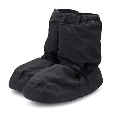 Image of Bloch Boy&#039;s Girl&#039;s Bootie Warm Up Boot/Slipper, Black, Small UK Child