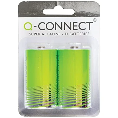Image of Q Connect Size D Battery (2 Pack) KF00491