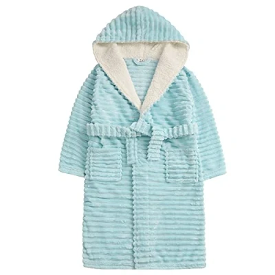 Image of Undercover Kids Jacquard Stripe Dressing Gown 18C667 Mint 4 5 Years